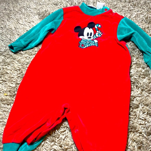Baby’s First Christmas Disney Onesie Pajamas - Picture 2 of 9